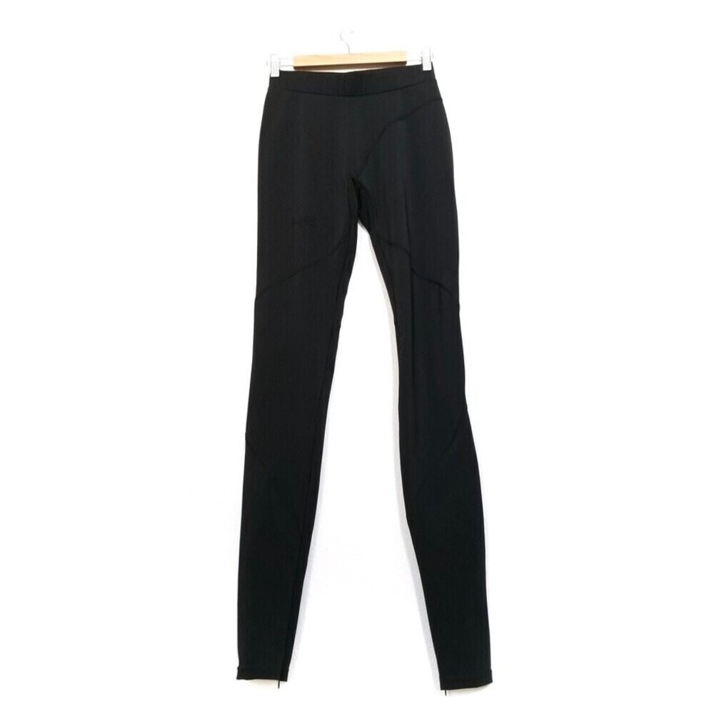 Nwt Heliot Emil Zip Leggings Black High Rise Sporty Athleisure Streetwear Medium — image 3 of 8